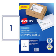 Avery Label L7167-20 Laser 1up 20 Sheets-Officecentre