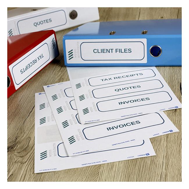 Avery Label L7171 Lever Arch 25 Sheets-Officecentre