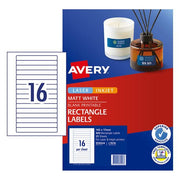 Avery Label  L7674 145x17mm 16up 25 Sheets Laser-Officecentre