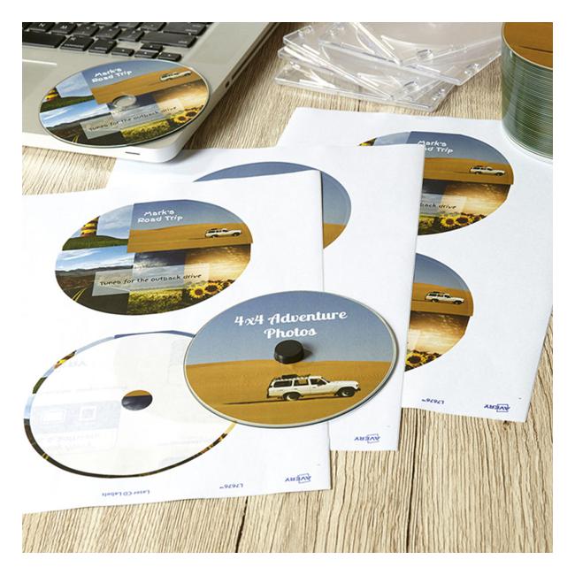 Avery Label L7676-25 Cd-R/Dvd 25 Sheets-Officecentre