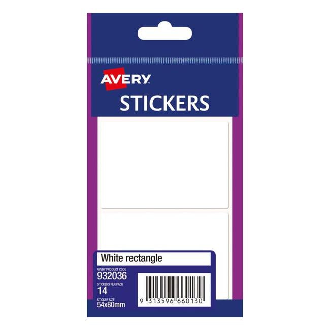 Avery Label Multipurpose White 50x80mm-Officecentre