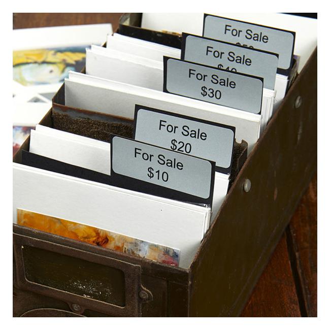 Avery Labels L7264 Storm Grey 32×94 A5 8 Up Pack 10-Officecentre