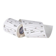 Avery Labels Shelf Life  Removable 102x47mm  White Black 500 Roll-Officecentre