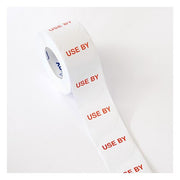 Avery Labels Use By Round  40mm White Red 500 Roll-Officecentre