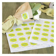 Avery Square Glossy Labels L7124 10 Sheets 20up-Officecentre