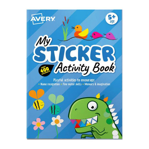 Avery Sticker Activity Book Blue 210x297mm FSC Mix Credit 6 Sheets-Officecentre