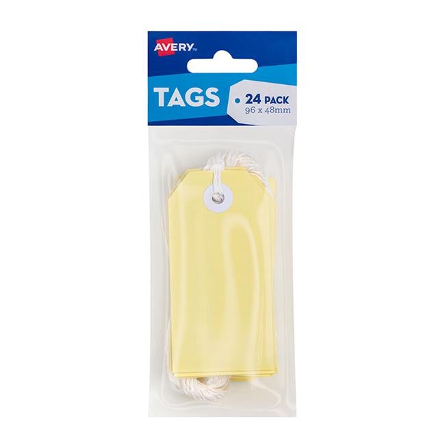 Avery Tag-It Pastel Yellow-Officecentre