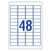 Avery Ultra Resistant Id Label L7911 White 48 Up 10 Sheets Laser 45.7×21.2mm-Officecentre