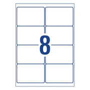 Avery Ultra Resistant Id Label L7914 White 8 Up 10 Sheets Laser 99.1×67.7mm-Officecentre