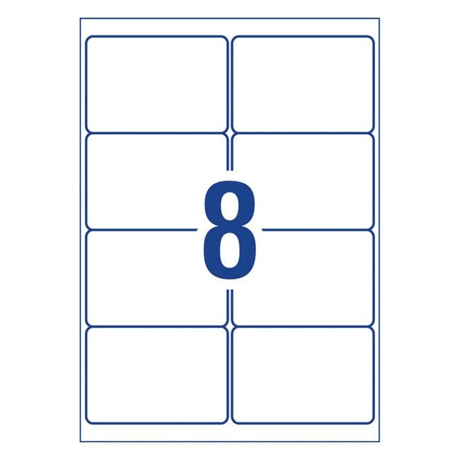 Avery Ultra Resistant Id Label L7914 White 8 Up 10 Sheets Laser 99.1×67.7mm-Officecentre