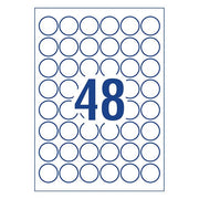 Avery Weather Resistant Label L4716 White 48 Up 20 Sheets Laser 30mm Removable-Officecentre