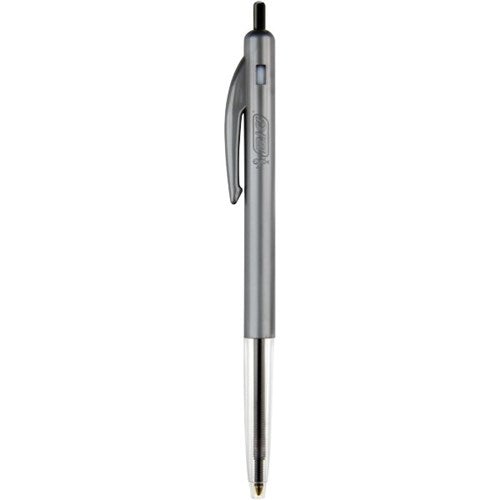 Bic Clic Xtra Life Medium Ballpoint Pen Black Single-Officecentre