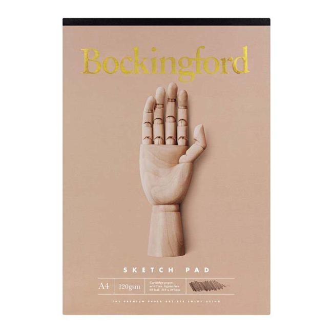 Bockingford Pad B21 Sketch A4 120gsm 60 Leaf-Officecentre