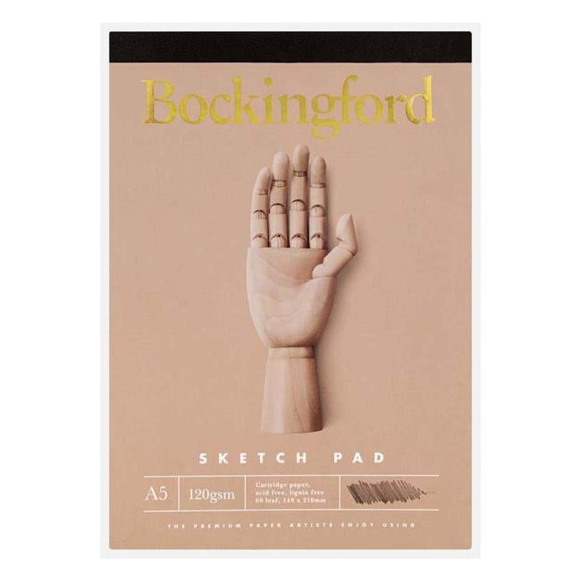 Bockingford Pad B21 Sketch A5 120gsm 60 Leaf-Officecentre