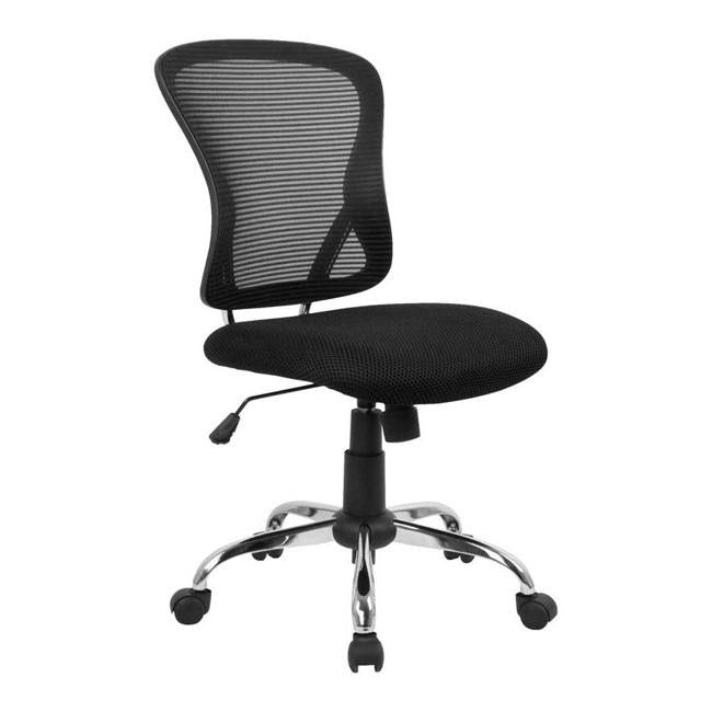 Brenton Chair Black Mesh Mid Back-Officecentre