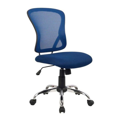 Brenton Chair Blue Mesh Mid Back-Officecentre