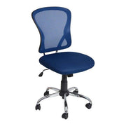 Brenton Chair Blue Mesh Mid Back-Officecentre