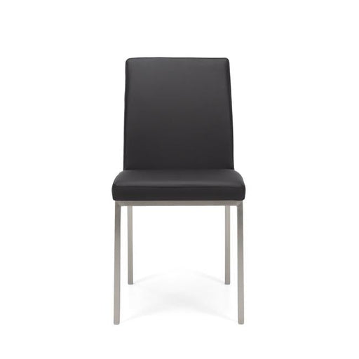 Bristol Chair PU Black w/Stainless...-Officecentre