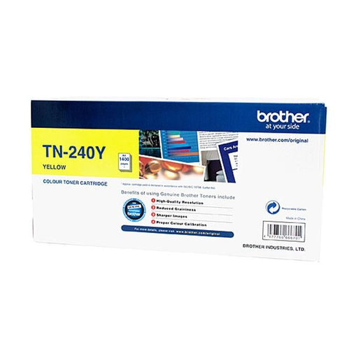 Brother TN240 Yellow Toner Cart - Folders