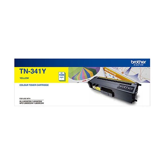 Brother TN341 Yellow Toner Cart - Folders