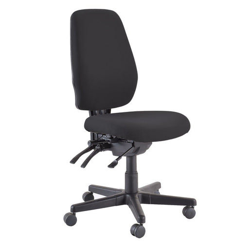 Buro Aura Ergo+ High Back Chair Black-Officecentre