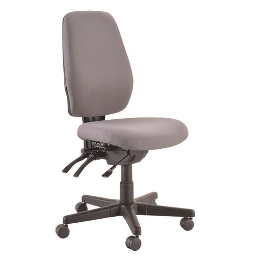 Buro Aura Ergo+ High Back Chair Charcoal-Officecentre