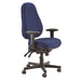 Buro Persona Chair Dark Blue Fabric with Adjustable Arms-Officecentre