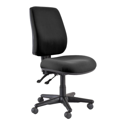 Buro Roma 2 Lever High Back Chair Black-Officecentre
