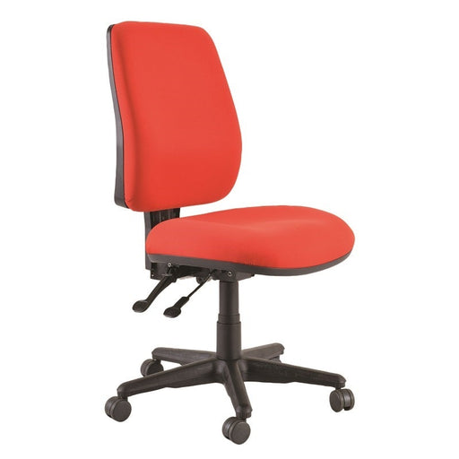 Buro Roma 2 Lever High Back Chair Red-Officecentre