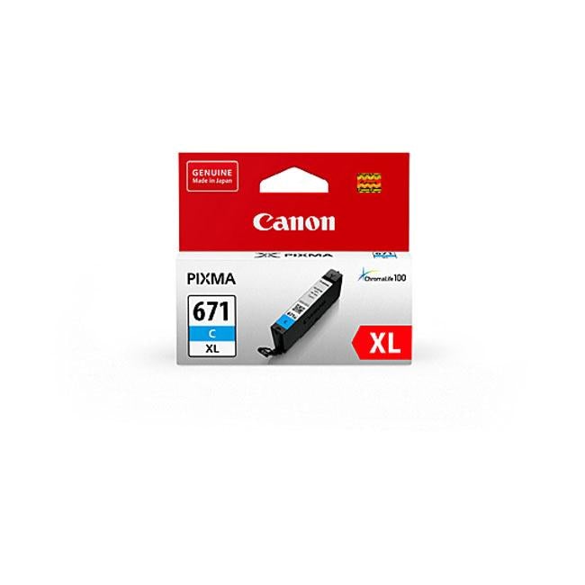Canon CLI671XL Cyan Ink Cart - Folders