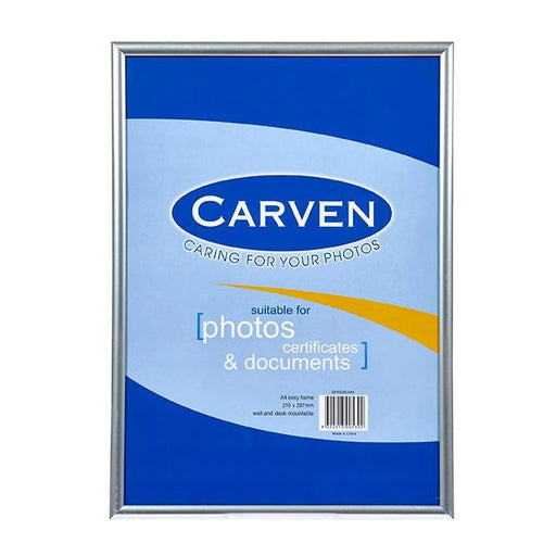 Carven document frame silver a4-Officecentre