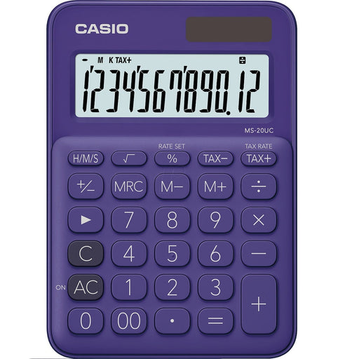 Casio MS20UC Desktop Calculator Purple-Officecentre