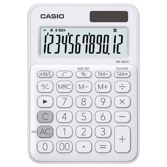 Casio MS20UC Desktop Calculator White-Officecentre