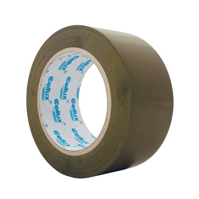 Cellux 0726R PP Packaging Brown 48mmx100m-Officecentre