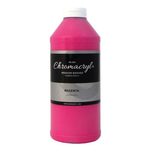 Chromacryl Acrylic Paint Student 1 Litre Magenta-Officecentre