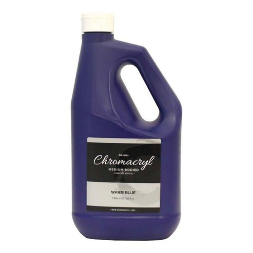 Chromacryl Acrylic Paint Student 2 Litre Warm Blue-Officecentre
