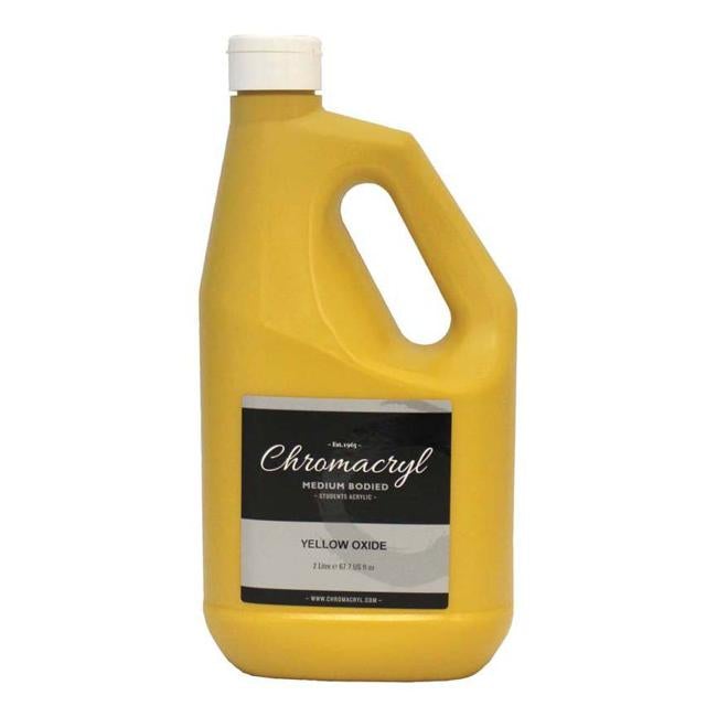 Chromacryl  Acrylic Paint Student 2l Yellow Oxide-Officecentre