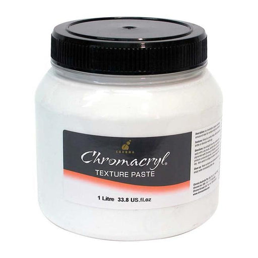 Chromacryl Medium 1 Litre Texture Paste Acrylic-Officecentre