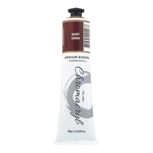 Chromacryl Paint Burnt Sienna 75ml-Officecentre
