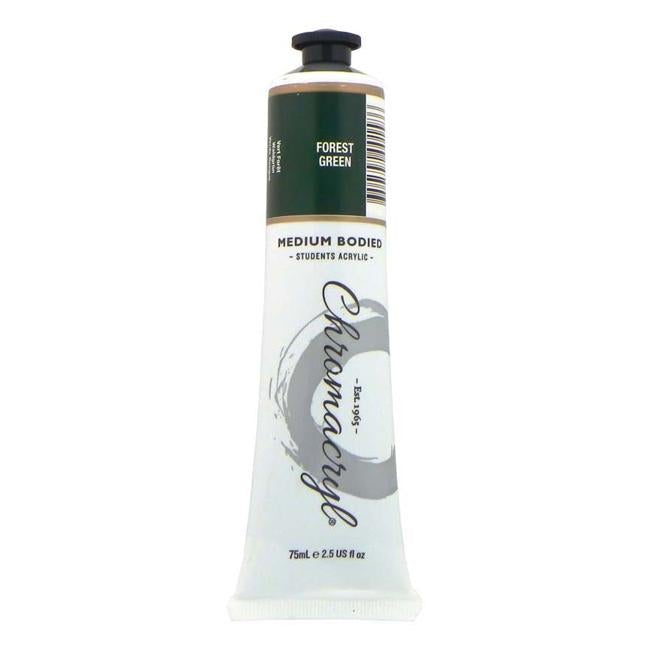 Chromacryl Paint Forest Green 75ml-Officecentre