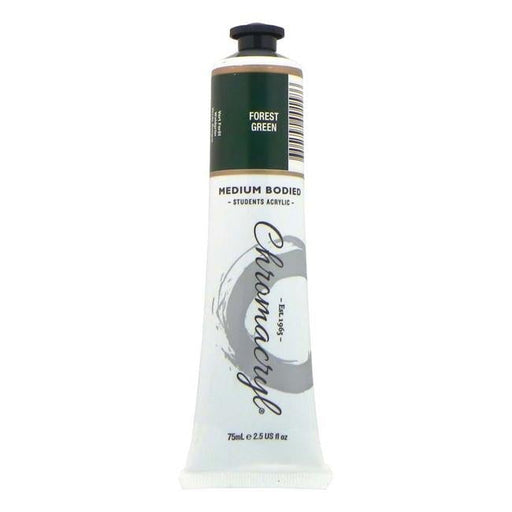 Chromacryl Paint Forest Green 75ml-Officecentre
