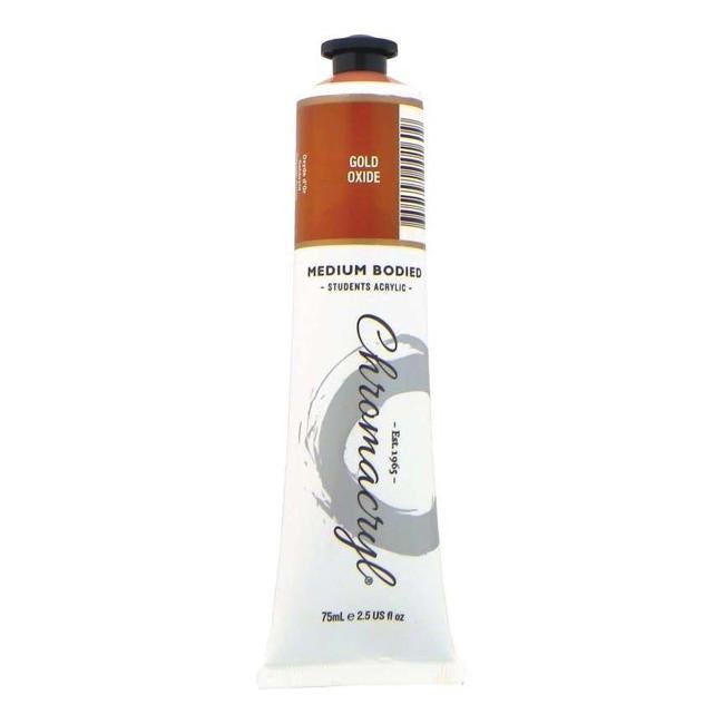 Chromacryl Paint Gold Oxide 75ml-Officecentre