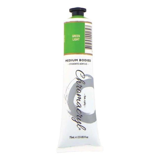 Chromacryl Paint Green Light 75ml-Officecentre