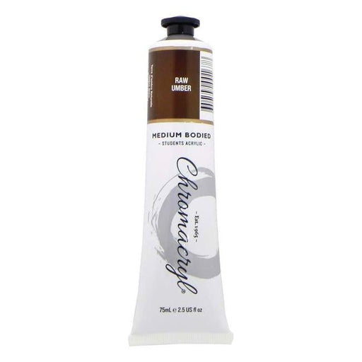 Chromacryl Paint Raw Umber 75ml-Officecentre