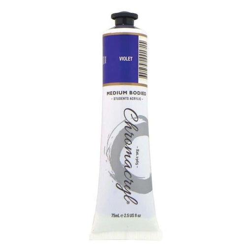 Chromacryl Paint Violet 75ml-Officecentre