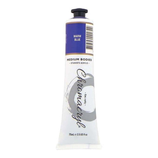 Chromacryl Paint Warm Blue 75ml-Officecentre
