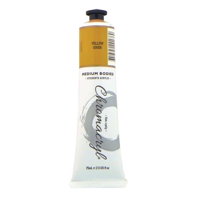 Chromacryl Paint Yellow Oxide 75ml-Officecentre