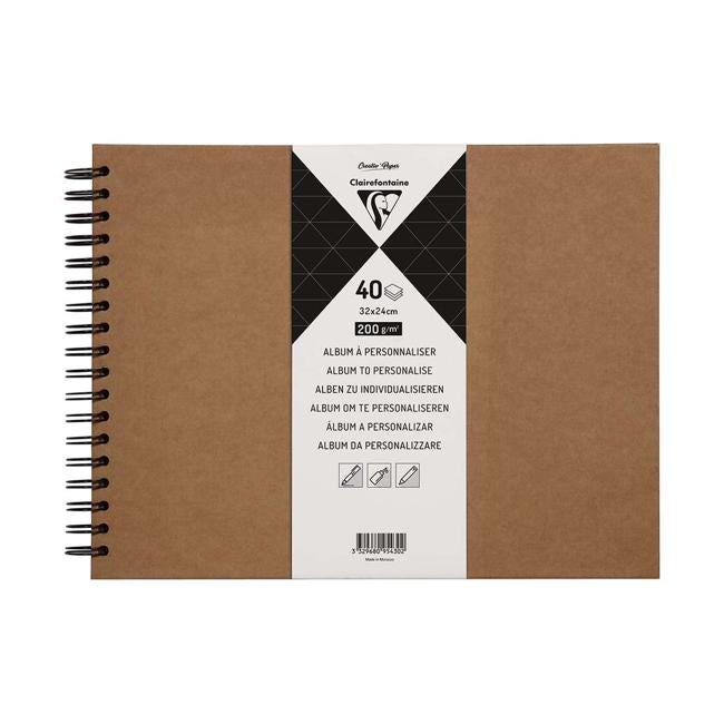 Clairefontaine Hardcover Album 32x24cm Kraft-Officecentre