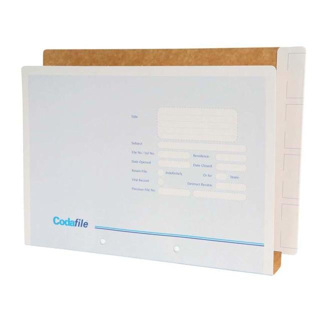 Codafile File Standard Fitted Spiral Spring Clip Box 50-Officecentre