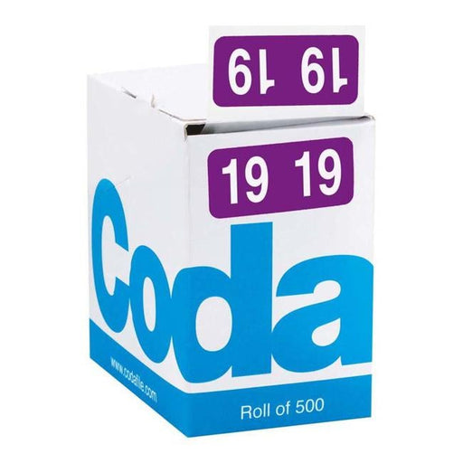 Codafile Label 19mm Year 2019 Label Roll 500-Officecentre